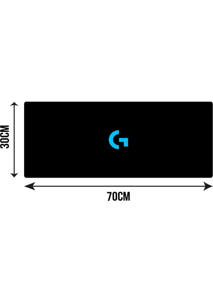 Logitech 70X30 cm Kaydırmaz Taban Dikişli Gaming Oyuncu Mousepad