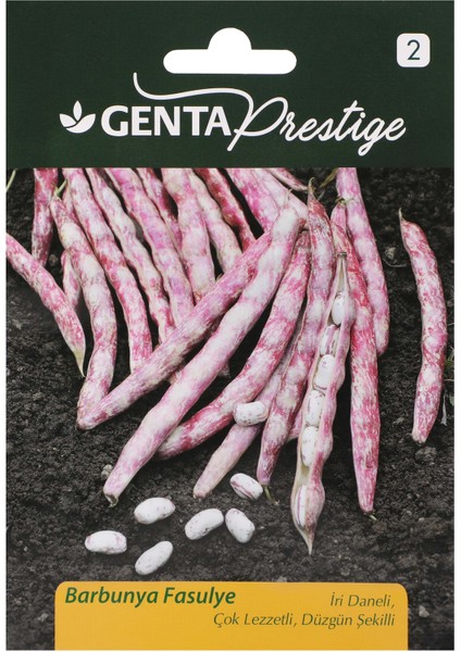 Prestige Sebze Tohumu Barbunya Fasulye Genta Prestige