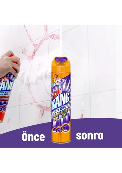 Cillit Bang Banyo Temizleyici Aktif Köpük 600 ml  x 2'li