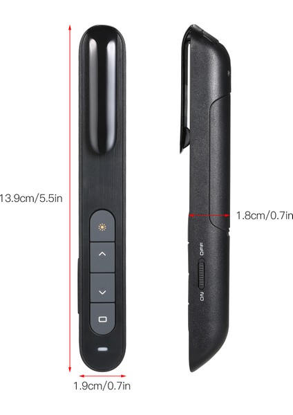 2.4 Ghz Kablosuz Powerpoint Presenter  Pointer Kumanda (Yurt Dışından)