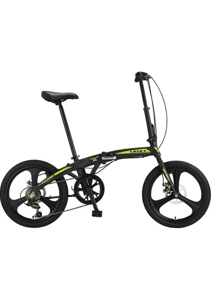 Ümit 2037 Folding 20 Jant Md 6V Katlanır Bisiklet Siyah-Lime