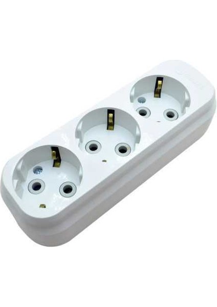 Makel Topraklı Priz Kablosuz Üçlü