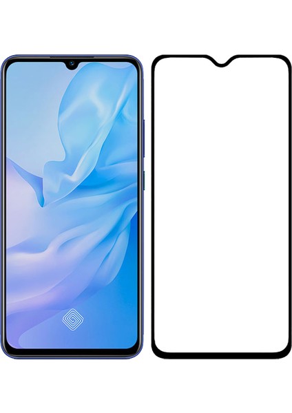 Realme C21 Ekran Koruyucu Seramik Nano 9d Tam Kaplama Siyah