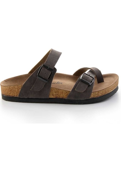 Kahve Nubuk Kadın Terlik K04956010201 fiyatları