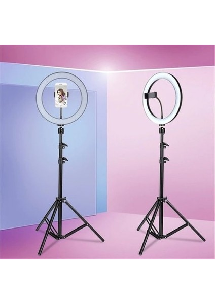 Halka LED Işık 14" ve 2.1 M Tripod