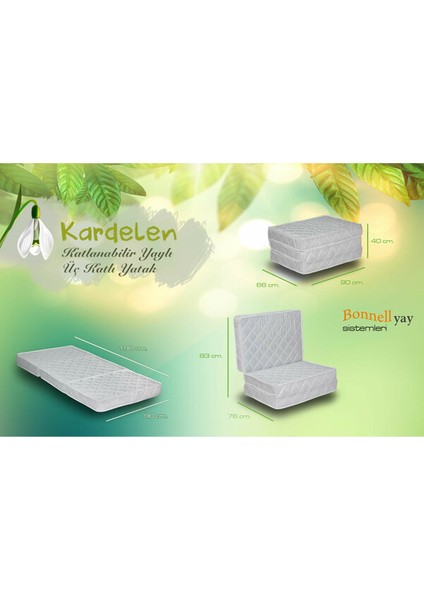 3 Katlı Katlanır Yaylı Yatak modelleri