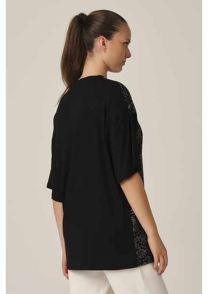 Baskılı Oversize T-Shirt (UN-70417)