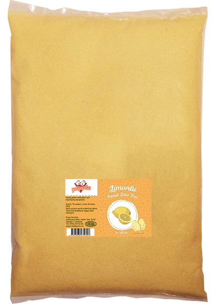 Limon Aromalı Pamuk Şeker Toz Şekeri 3,5 kg