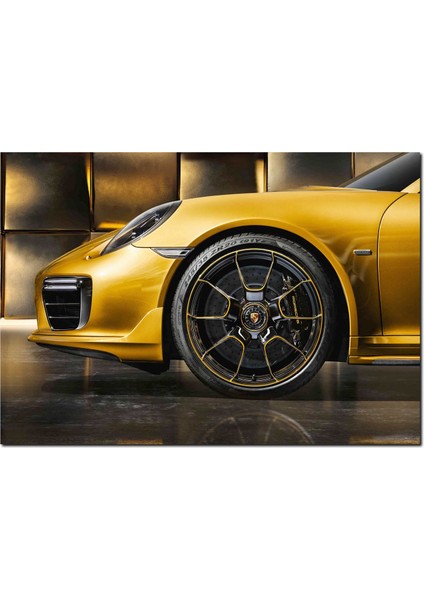 Cakatablo Ahşap Tablo Porsche 911 Turbo S Özel Serisi Görseli