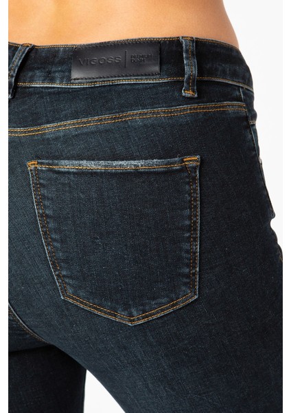 Vıgoss Kadın Kesik Detaylı Denim Pantolon 23787-70402 indirimleri