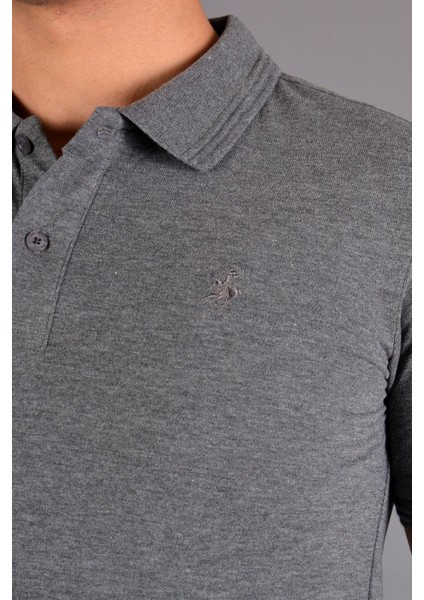 Erkek Polo Yaka T-Shirt K-0145 - Gri
