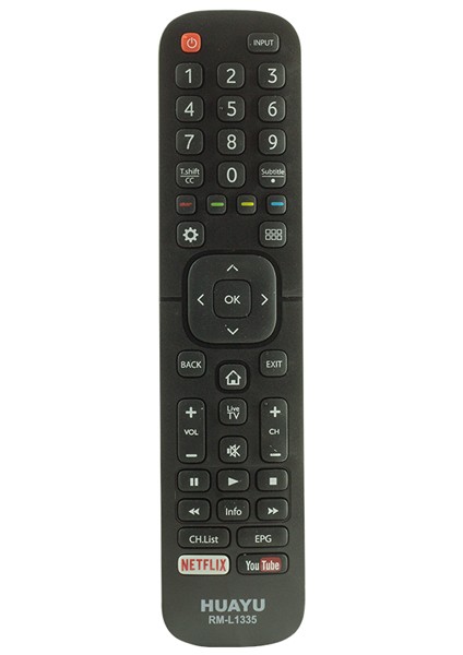 Kl RM-L1335 Hısense Netflıx Tuşlu Lcd-Led Tv Kumanda