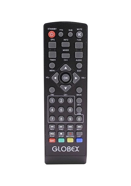 Weko Kr Globex GLB-8800 Mini Hd * Mıllenıum Mini Hd Uydu Kumandası