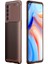 Oppo Reno 4 Pro 4g Kılıf Kamera Çıkıntılı Karbon Fiber Dokulu Renk Atmaz Koruyucu Kapak (Negro) 2
