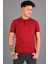 Erkek Polo Yaka T-Shirt K-0145 - Bordo 1
