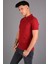 Erkek Polo Yaka T-Shirt K-0145 - Bordo 3