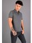 Erkek Polo Yaka T-Shirt K-0145 - Gri 2