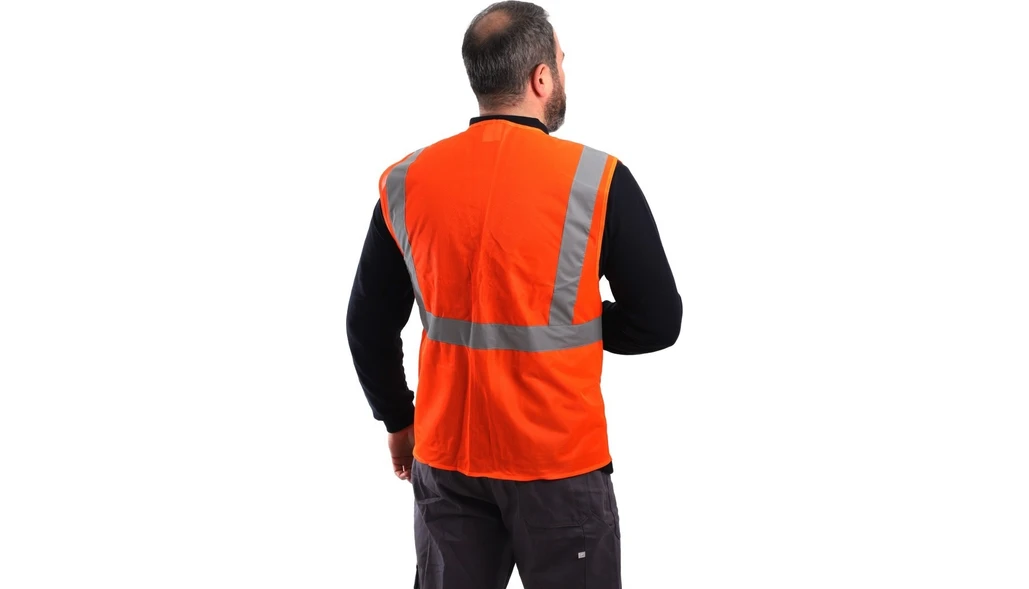 Resim Eserıs Mühendis Tipi Ikaz Yeleği Turuncu 
