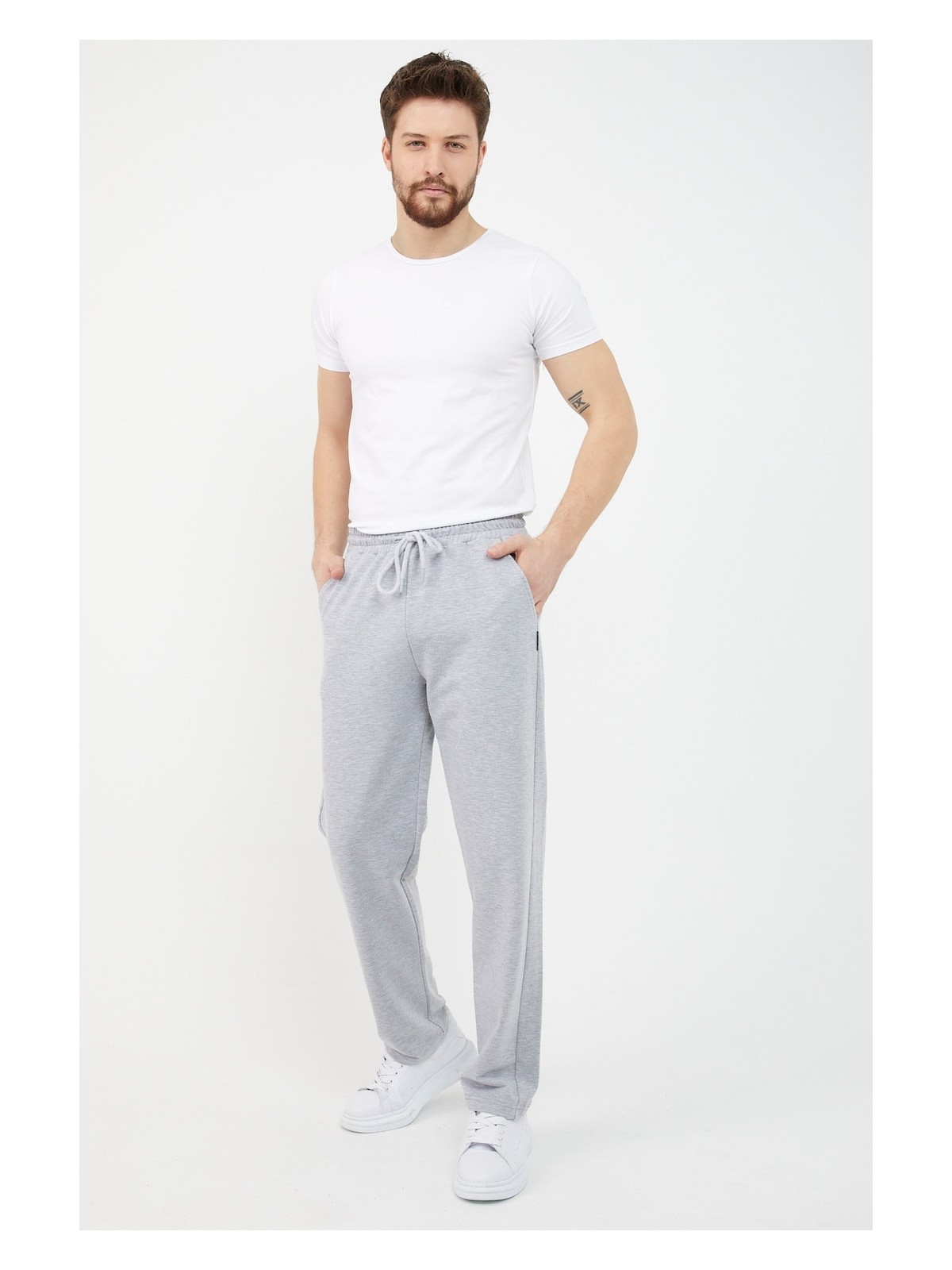 Mmetalic Lacivert Erkek Düz Paça Rahat Kesim Eşofman Altı - Görsel 6