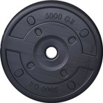 Aydın Sport 5 Kg Dambıl Ağırlık Plakası Siyah Renkli ( 2 adet)