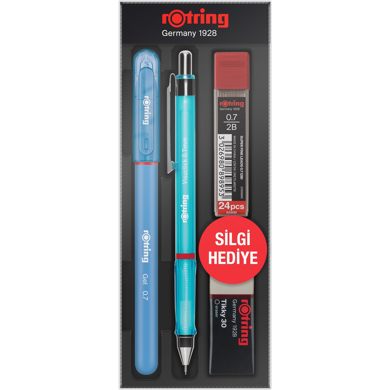 Rollerpoint Pens & Mechanical Pencils Lead Erasers Rotring Tikky Ballpoint 