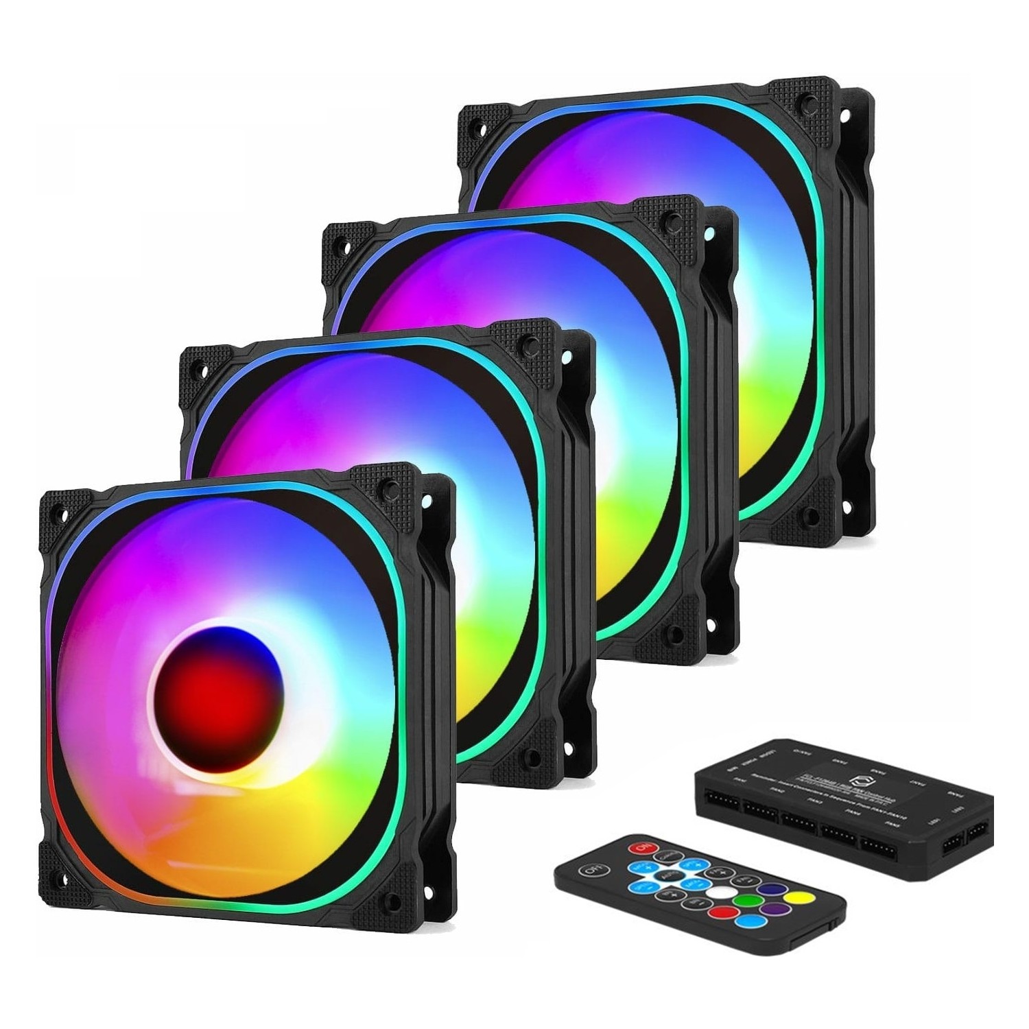 Rgb fan. Frisby FC-8890g Coax 650w 6x120mm RGB.