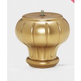 Karakoç, Lotus Gold 12 cm M8 Vidalı Modern Baza,koltuk,mobilya Ayağı