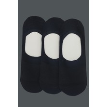 Tenda Moda Tena Moda Erkek Laci-Siyah-Antra 3'lü Silikonlu Babet Çorap