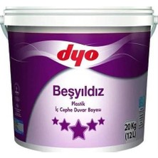 Dyo Beşyıldız Plastik Iç Cephe Boyası 20 kg