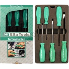 İzeltaş Elta Opak Seri Tornavida Seti 6 Parça