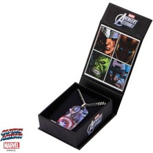 Body Vibe Marvel Captain America Künye Pendant 22 Inch Chain