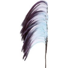 Lucky Art Dekoratif Mavi Mor Püsküllü Yapay Dal