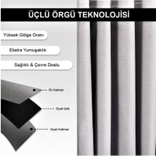 Cotton Studio Blackout Karartma Perde - Siyah