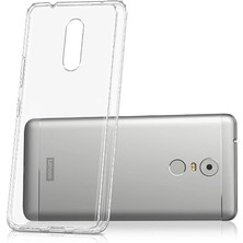 MobaxAksesuar Lenovo K6 Note Kılıf Şeffaf Silikon Hibrit Case