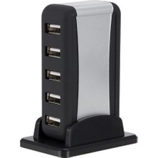 Alfais 4572 Standlı 7 Port USB Çoklayıcı Aksesuar