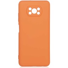 kilifone - Xiaomi Poco X3 - Kılıf İçi Kadife Koruyucu Mara Lansman Kapak - Turuncu - T17688