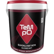 Tempo Filli Boya Tempo Silikonlu Mat Iç Cephe Boyası 20 kg Buz Beyazı