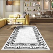 Confidence Home Dijital Baskı Yıkanabilir Kaymaz Taban Salon Halısı Mutfak Halısı Koridor Halısı