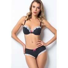 Miorre Puantiyeli Push Up Sütyen Takım