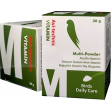 Biyo-Teknik Avitechnic Vitamin Multi Powder Kuşlar Için Toz Vitamin 30 Gram