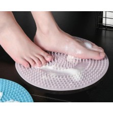 Loggia Vantuzlu Banyo Fırçası Masaj Pedi Sırt Masajı