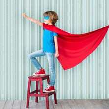 Adawall 8928-2 Duvar Kağıdı Adakids Koleksiyonu (Mavi, Açık, 1.06x10 m - 10.6 m²)