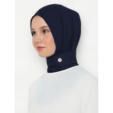 Krep Fular Şal - Lacivert - Ecardin