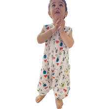Enhitbaby Çocuk Bebek Yazlık Baharlık Uyku Tulumu Yeşil Ağaç Müslin 0,5 Tog 6-12 Ay