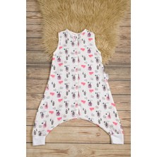 Enhitbaby Çocuk Bebek Yazlık Baharlık Uyku Tulumu Pembe Ağaç Müslin 0,5 Tog 6-12 Ay