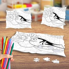 Asilmeydan Kayıp Balık Nemo Boyama Puzzle Tablo Çocuk Eğitici Yapboz