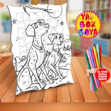 Asilmeydan Uluyan Dalmaçyalı Eğitici Boyama Puzzle Tablo ÇOCUK-820
