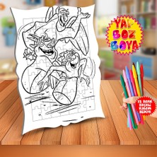 Asilmeydan Eğlenen Hayvanlar Eğitici Boyama Puzzle Tablo ÇOCUK-410