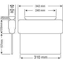 Arsel Arselite Eko AE-1223-S Sıva Üstü Led\'li Acil Çıkış Yönlendirme Armatürü Sürekli ve Kesintide 180 Dak. Yanan 19 LED 120 Lümen