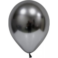 Hayaller Dükkanı Balon Krom Parlak 12 Inc Uzay Gri